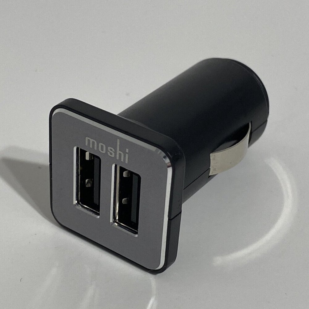 Moshi Car Charger Duo Dual 2-port Black